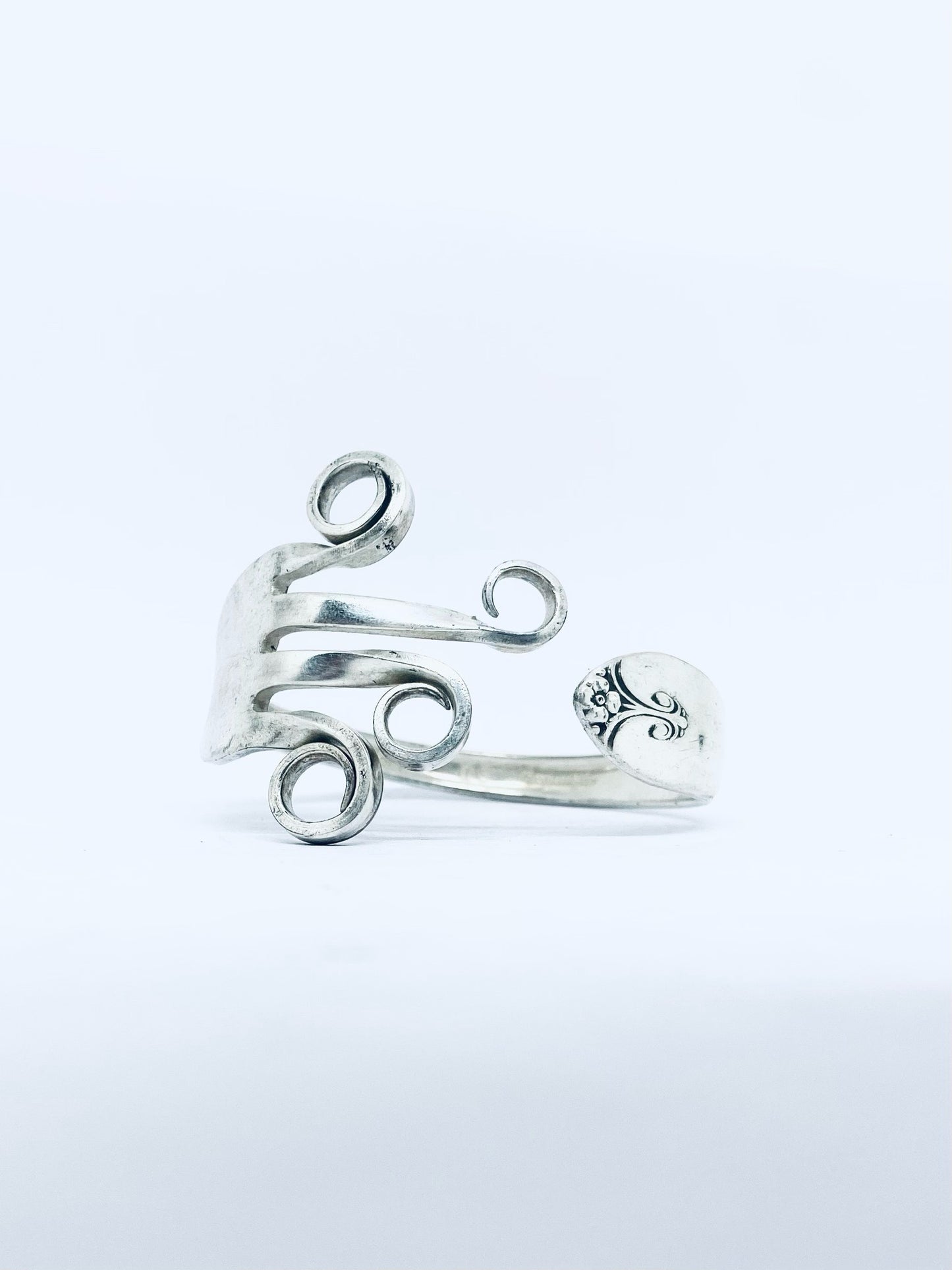 Bracciale FORCHETTA realizzato con un'antica posata