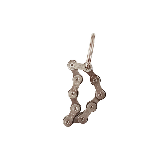 Portachiavi catena realizzato con materiale di riciclo