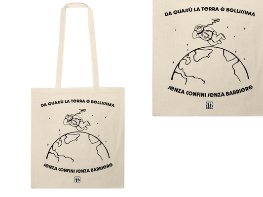 Borsa, Tote bag "Gagarin" 100% cotone