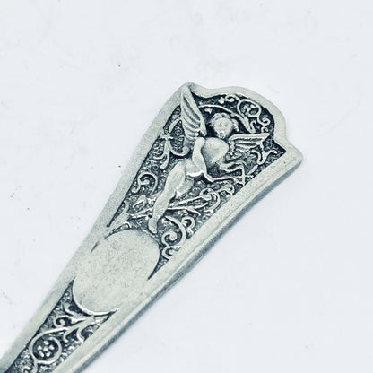 Anello in argento 925 a SPIRALE ANGELO, realizzato con antica posata